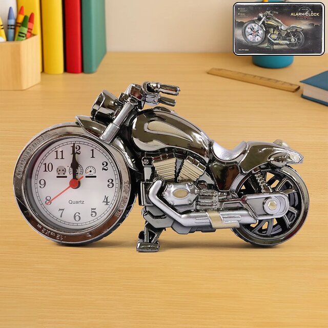 Buy Motorcycle Alarm Clock, Motor Table Clock for Home Decor Online ...