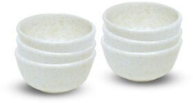 Ariya Melamine Mango Batti Bowl Set (582-Marble | Set of 6) Perfect for Serving Soup, Noodles, Cereal, Oatmeal, Pasta, Salads, Dishwasher & Microwave Safe Bowls for Home, Office, Parties, Restaurants