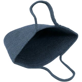 Ariya Women's Handbag (4161 | Blue) Handcrafted PP & Cotton Blend Shoulder Purse, Perfect for Ladies & Girls, Lightweight Tote Bag for Daily, Casual, Travel & All Occasions