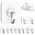 Self-Adhesive Hooks Sticky Hook Non-Slip Heavy Duty for Kitchen, Bathroom, Clothes, Office, Ceiling Hanger -12 Pack