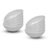 Ariya Melamine Oval Bowl Set (577-White | Set of 12) Perfect for Serving Soup, Noodles, Cereal, Oatmeal, Pasta, Dishwasher & Microwave Safe Bowls for Home, Office, Parties, Restaurants & Cafe