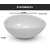 Ariya Melamine Oval Bowl Set (577-White | Set of 12) Perfect for Serving Soup, Noodles, Cereal, Oatmeal, Pasta, Dishwasher & Microwave Safe Bowls for Home, Office, Parties, Restaurants & Cafe