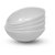 Ariya Melamine Oval Bowl Set (577-White  Set of 4) Perfect for Serving Soup, Noodles, Cereal, Oatmeal, Pasta, Dishwasher  Microwave Safe Bowls for Home, Office, Parties, Restaurants  Cafe