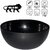 Ariya Melamine Mango Batti Bowl Set (582-Black | Set of 6) Perfect for Serving Soup, Noodles, Cereal, Oatmeal, Pasta, Dishwasher & Microwave Safe Bowls for Home, Office, Parties, Restaurants & Cafe