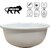 Ariya Melamine Ring Bowl Set (596-White | Set of 12) Perfect for Serving Soup, Noodles, Cereal, Oatmeal, Pasta, Salads, Dishwasher & Microwave Safe Bowls for Home, Office, Parties, Restaurants