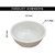 Ariya Melamine Sweet Bowl Set (600-White | Set of 12) Perfect for Serving Soup, Noodles, Cereal, Oatmeal, Pasta, Salads, Dishwasher & Microwave Safe Bowls for Home, Office, Parties, Restaurants