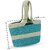 Ariya Women's Handbag (4024 | Sky Blue) Handcrafted PP & Cotton Blend Shoulder Purse, Perfect for Ladies & Girls, Lightweight Tote Bag for Daily, Casual, Travel & All Occasions