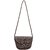 Ariya Women's Sling Bag (4055 | Coffee) Handcrafted PP & Cotton Blend Shoulder Purse, Perfect for Ladies & Girls, Lightweight Crossbody Bag for Daily, Casual, Travel & All Occasions