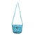 Ariya Women's Sling Bag (4055 | Sky Blue) Handcrafted PP & Cotton Blend Shoulder Purse, Perfect for Ladies & Girls, Lightweight Crossbody Bag for Daily, Casual, Travel & All Occasions