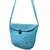 Ariya Women's Sling Bag (4055 | Sky Blue) Handcrafted PP & Cotton Blend Shoulder Purse, Perfect for Ladies & Girls, Lightweight Crossbody Bag for Daily, Casual, Travel & All Occasions