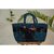 Ariya Women's Handbag with Decorative Sheer Bow (4071 | Royal Blue) Handcrafted PP & Cotton Blend Shoulder Purse, Perfect for Ladies & Girls, Lightweight Tote Bag for Daily, Casual, Travel