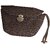 Ariya Women's Clutch Handbag (4076 | Brown) Handcrafted PP & Cotton Blend Clutch, Perfect for Ladies & Girls, Lightweight Stylish Purse for Parties, Special Occasions, Casual & Formal