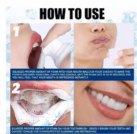 Teeth Whitening Foam 360 Comprehensive Cleaning Brighten Teeth Remove Order prevent Teeth Oecay Clear  Fresh Beath
