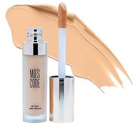 MO'S CODE-Soft Matte Liquid Concealer |Full Coverage| Blendable| Long-Lasting| Sweat Proof||Transferproof |Lightweight |Matte Finish | Flex | 8g