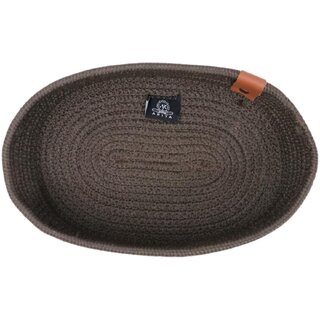 Ariya Round Multi-Utility Basket in Brown Color | Versatile and Durable Storage Solution for Home, Office, and Kitchen | Ideal for Organizing Laundry, Toys, and Household Items