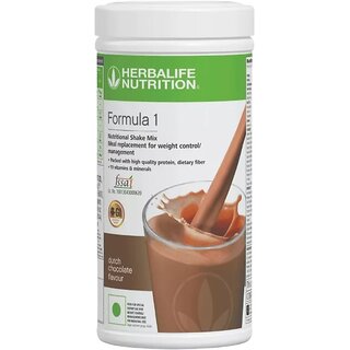 Herbalife Formula 1 Dutch Chocolate Nutritional Shake Mix - Meal Replacement for Weight Management