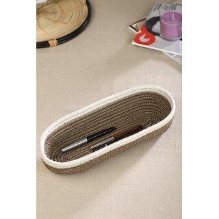 ARIYA Oval Basket - Elegant and Durable Basket for Versatile Storage | Perfect for Organizing Essentials, Decorative Display, and More