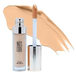 MO'S CODE-Soft Matte Liquid Concealer |Full Coverage| Blendable| Long-Lasting| Sweat Proof||Transferproof |Lightweight |Matte Finish | Flex | 8g