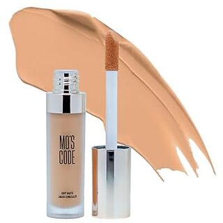 MO'S CODE-Soft Matte Liquid Concealer |Full Coverage| Blendable| Long-Lasting| Sweat Proof||Transferproof |Lightweight |Matte Finish | Drip | 8g