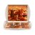 Ariya Pure Melamine Rectangular Handy Tray Set of 2 (Autumn Brew) | Durable, Break Resistant & Dishwasher Safe | Elegant Serving Trays for Tea, Snacks, Drinks & Everyday Use at Home & Parties