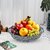Ariya Round Multi-Utility Tray - White & Black Color | Versatile Serving Platter for Snacks, Appetizers, and Home Decor | Elegant Design, Perfect for Modern Kitchens and Living Spaces