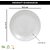 Ariya 10.5 Inches Melamine Dinner Plate Set of 4 (Marble Print) Microwave & Dishwasher Safe Dinnerware, Round Full Serving Plate for Snacks, Breakfast, Lunch, Dinner, Break Resistant, All Occasions