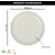 Ariya Set of 2 Dinner Plates, 12 Inch White Serving Plates, Dinnerware Thali, Dinner Set Perfect for Breakfast, Lunch, Dinner & Snacks Dishwasher & Microwave Safe Plate Kitchen Decoration Gift Items