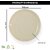 Ariya Melamine 12-Inch Dinner Plates Set of 4 (White Oasis) | Durable & Break-Resistant | Microwave & Dishwasher Safe | Reusable Serving Plates for Snacks, Breakfast, Lunch & Dinner for Hotel
