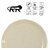 Ariya Melamine 12-Inch Dinner Plates Set of 4 (White Oasis) | Durable & Break-Resistant | Microwave & Dishwasher Safe | Reusable Serving Plates for Snacks, Breakfast, Lunch & Dinner for Hotel