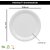 Ariya 11 Inches Melamine Dinner Plate Set | Set of 4 | White | Microwave & Dishwasher Safe Dinnerware | Serving Plate Set for Snacks, Breakfast, Lunch & Dinner | Break Resistant | Kitchen Essentials