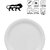 Ariya 11 Inches Melamine Dinner Plate Set | Set of 4 | White | Microwave & Dishwasher Safe Dinnerware | Serving Plate Set for Snacks, Breakfast, Lunch & Dinner | Break Resistant | Kitchen Essentials