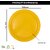 Ariya 11 Inches Melamine Dinner Plate Set of 4 (Yellow Charm) Microwave & Dishwasher Safe Dinnerware, Full Serving Plate Set for Snacks, Breakfast, Lunch, Dinner, Break Resistant, All Occasions