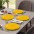 Ariya 11 Inches Melamine Dinner Plate Set of 4 (Yellow Charm) Microwave & Dishwasher Safe Dinnerware, Full Serving Plate Set for Snacks, Breakfast, Lunch, Dinner, Break Resistant, All Occasions