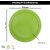 Ariya 11 Inches Melamine Dinner Plate Set of 4 (Green) Microwave & Dishwasher Safe Dinnerware, Full Serving Plate Set for Snacks, Breakfast, Lunch, Dinner, Break Resistant, All Occasions