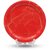 Ariya 11-Inch Melamine Dinner Plate Pack of 4 (Red Luxe Marble) | Full Serving Plates for Lunch, Dinner, Snacks | Unbreakable, BPA-Free, Microwave & Dishwasher Safe Tableware for Home & Kitchen