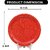 Ariya 11-Inch Melamine Dinner Plate Pack of 3 (Red Crackle) | Full Serving Plates for Lunch, Dinner, Snacks | Unbreakable, BPA-Free, Microwave & Dishwasher Safe Tableware for Home & Kitchen