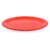Ariya 11-Inch Melamine Dinner Plate Pack of 3 (Red Crackle) | Full Serving Plates for Lunch, Dinner, Snacks | Unbreakable, BPA-Free, Microwave & Dishwasher Safe Tableware for Home & Kitchen