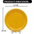 Ariya 11-Inch Melamine Dinner Plate Pack of 3 (Sunshine Crackle) | Full Serving Plates for Lunch, Dinner, Snacks | Unbreakable, BPA-Free, Microwave & Dishwasher Safe Tableware for Home & Kitchen