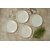 Ariya 10.5 Inches Melamine Dinner Plate Set of 4 (Milky Mist) Microwave & Dishwasher Safe Dinnerware, Round Full Serving Plate Set for Breakfast, Lunch, Dinner, Snacks, Break Resistant, All Occasions