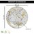 Ariya 10.5 Inches Melamine Dinner Plate Set of 4 (Luxury Gold) Microwave & Dishwasher Safe Dinnerware, Round Full Serving Plate Set for Breakfast, Lunch, Dinner, Snacks, Break Resistant, All Occasions