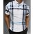 AUSK Mens Casual Printed Cotton Blend White & Black Summer wear Co-ords set of T-Shirt & Trakpant