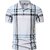 AUSK Mens Casual Printed Cotton Blend White & Black Summer wear Co-ords set of T-Shirt & Trakpant