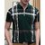 AUSK Mens Casual Printed Cotton Blend Bottle Green & Black Summer wear Co-ords set of T-Shirt & Trakpant
