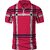 AUSK Mens Casual Printed Cotton Blend Pink & Black Summer wear Co-ords set of T-Shirt & Trakpant