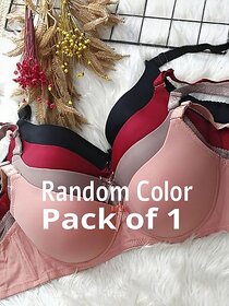 ELVEN Super Smooth Lycra Padded Women Bra  Wireless T-Shirt Bra  Full Coverage Seamless Bra  Random Colour  Pack of