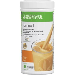 Herbalife Formula 1 Orange Cream Nutritional Shake Mix - Meal Replacement for Weight Management