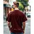 AUSK Mens Casual Printed Cotton Blend Maroon & Black Summer wear Co-ords set of T-Shirt & Trakpant
