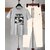 AUSK Mens Casual Printed Cotton Blend Grey & Beige Summer wear Co-ords set of T-Shirt & Trakpant
