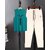 AUSK Mens Casual Printed Cotton Blend Teal Blue & Beige Summer wear Co-ords set of T-Shirt & Trakpant