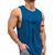 AUSK Mens Casual Printed Cotton Blend Teal Blue & Beige Summer wear Co-ords set of T-Shirt & Trakpant